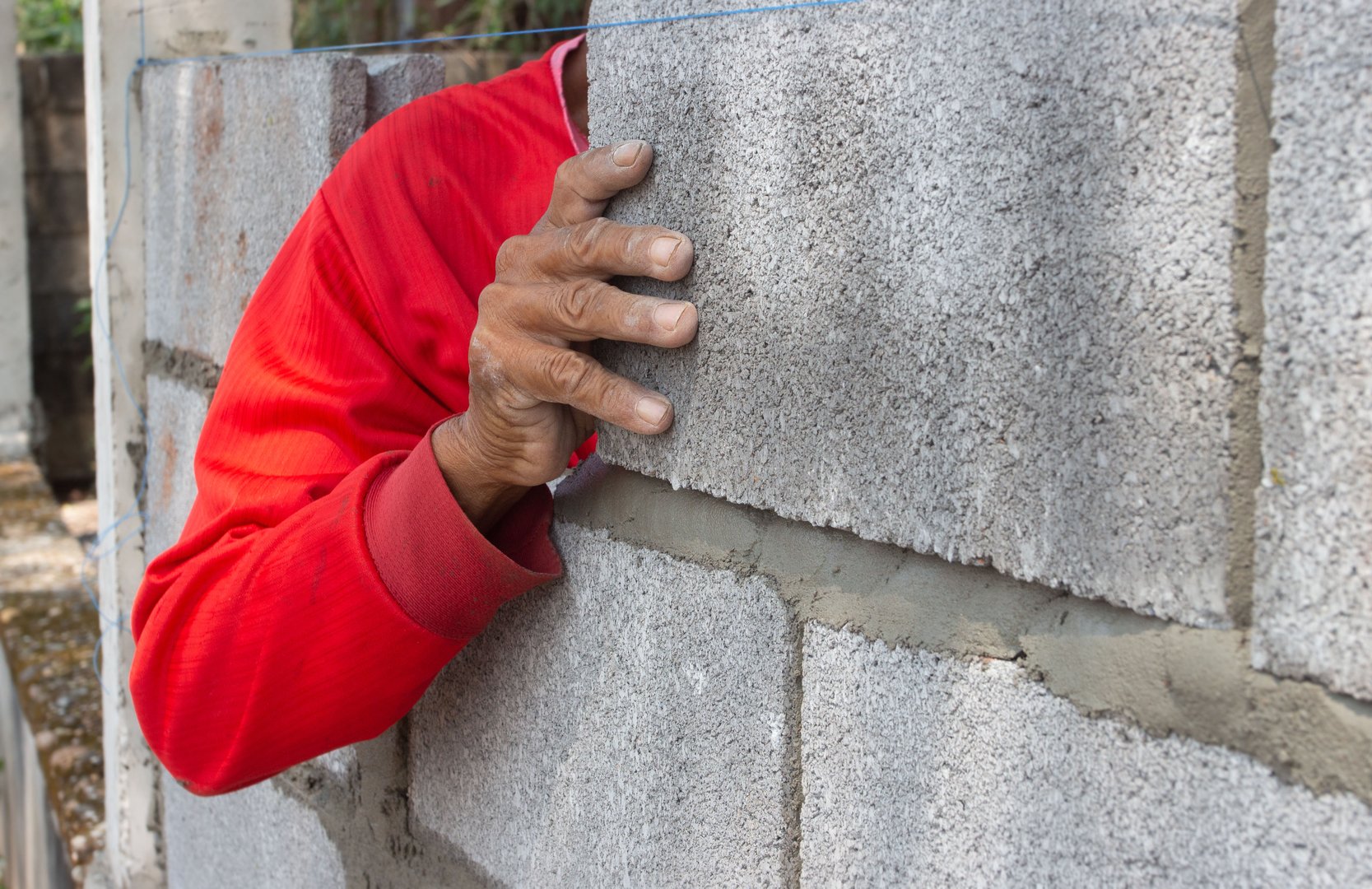 Muro in Blocchi di Cemento